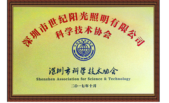 深圳市科学技术协会关于同意成立“深圳市bifa必发照明有限公司科学技术协会”的批复